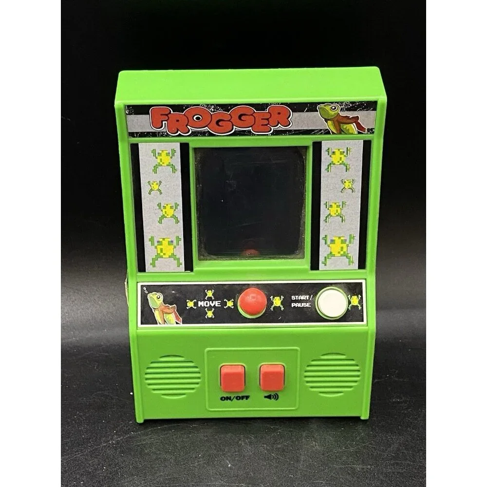 Frogger Mini Retro Handheld Arcade Game #09550 Konami Vintage WORKS
